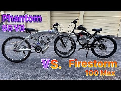 Firestorm 100 Max VS. Phantom 85 V3 - Motorized Bicycle Engines