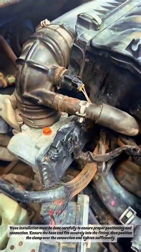 How to Install an Engine Intake Hose Correctly, Don't Get It In the Wrong Position!