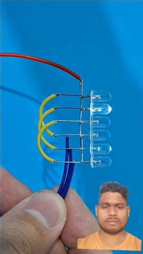 Amazing Chaser LED Light Without AC ⚡ | DIY at Home#AmazingDIY#LEDChaser#WithoutAC#DIYatHome