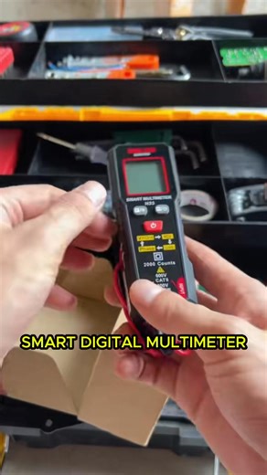 AUTO-MEASURE SMART. ⚡️ This digital multimeter automatically recognizes and measures Voltage, Current, Resistance, and more. Master electronics easily. SHOP NOW! 👇 https://quickmechtools.com/products/smart-digital-multimeter #quickmechtools #fyp #Electronics #Multimeter #DIYTech #Electrical | Quickmechtools