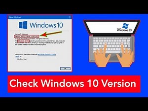 How to check windows 10 version