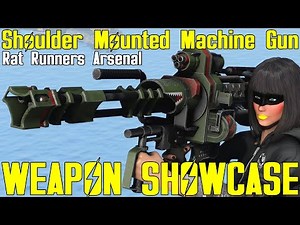 Fallout 4: Shoulder Mounted Machine Gun - Rat Runners Arsenal - Weapon Mod Showcase