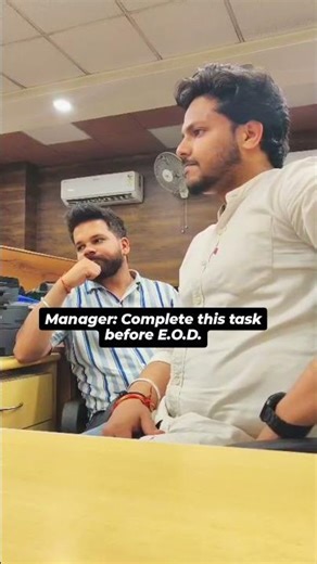 Manager Said Finish Before EOD… We Ruined It 😭😂 | Office Comedy Short #officelife
