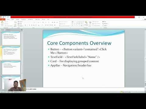 Material UI and components
