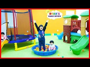 Indoor Playground Surprise for Emma and Kate!!!