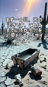 水分不足の危険サイン3つ…見逃すと危険です