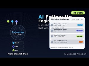 AI Follow‑Up Engine — Automated multi‑channel drips that write themselves