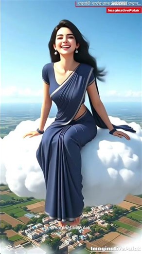 ✨Two Sisters Racing on Clouds | AI Animated Tale of Sky Adventure ☁️ #timelapse #ai #shorts #viral