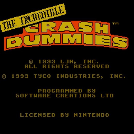 The Incredible Crash Dummies (NES) playthrough #nes #retrogaming #retrogame #retrogames | Illusion Naga Gaming