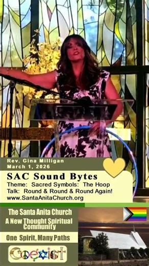 Round & Round & Round Again #santaanitachurch #judgementfree 🌈 #opentoall #sacredsymbols