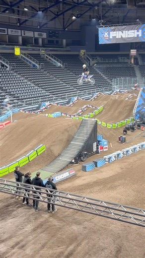 Belfast ARENACROSS lap on a 2019 Yamaha YZ250