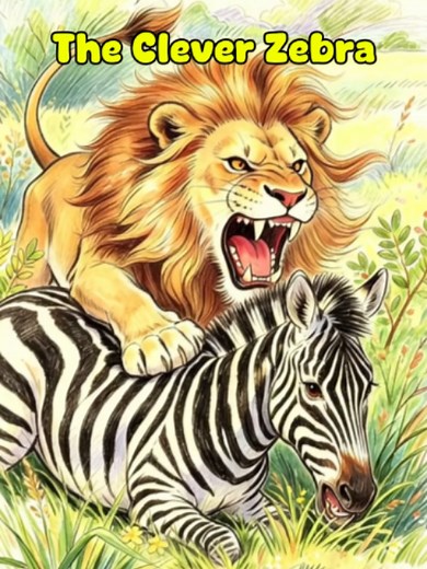 The Clever Zebra — Easy English Story for Kids