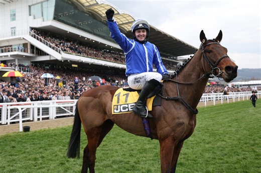 ‘I couldn’t believe it!’: 100/1 shot runs into the record books at Cheltenham Festival