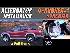 4Runner Alternator Replacement- Pro Tips - Mechanic Method - 3rd Gen Toyota 1996-2002 and Tacoma