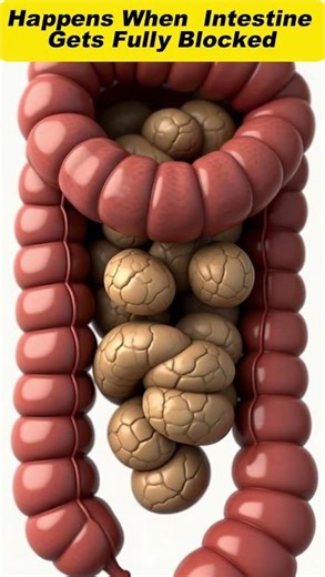 See what happens when your intestine gets fully blocked