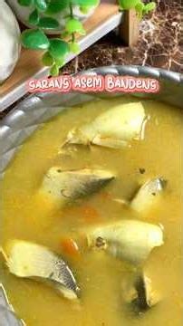 Masak garang asem ikan bandeng