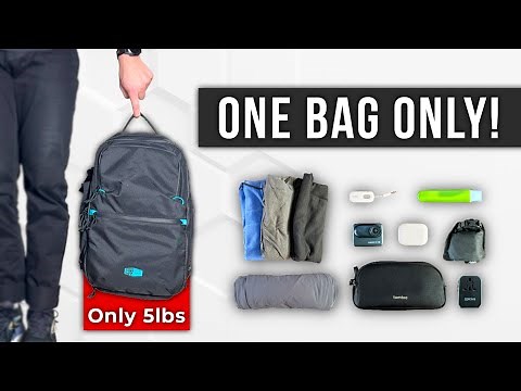 How I Pack Everything in a Personal Item Bag (One-Bag Travel Tips)