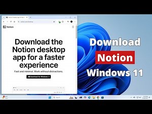 How to Download & Install Notion On Windows 11