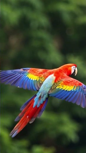Scarlet Macaw in Flight — A Burst of Wild Color