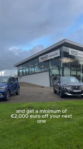 Trade in your old car — no matter the condition — and get a MINIMUM of €2,000 off your new one! If it has 4 wheels, we’ll take it! 🚘 Bring your old car to Hertz Car Sales, or fill out our quick online form and we’ll contact you with your valuation. https://www.hertzcarsales.ie/used-cars/value-my-vehicle/ | Hertz Car Sales Dublin