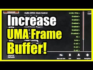 How to Increase UMA Frame Buffer Size on Steam Deck for Windows 11 (FPS INCREASE)