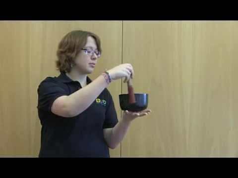 The science behind a singing bowl