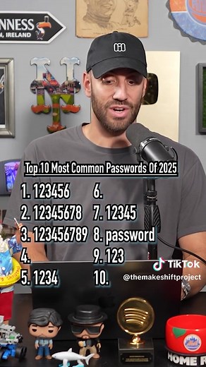 Top 10 Most Common Passwords for 2025 Revealed!