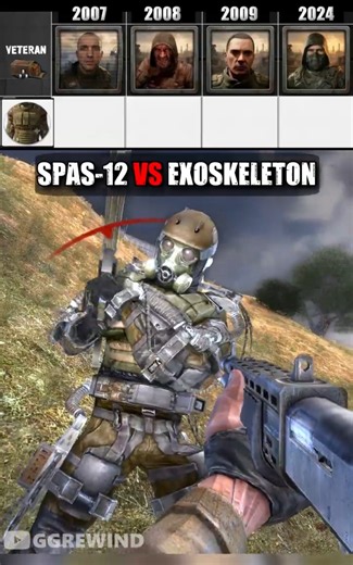 ☢️ SPAS-12 vs Exoskeleton in Every STALKER (2007 → 2024) 😮 12 Shots, Carl! #Shorts #stalker