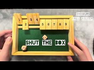 3 Hour Shut The Box ASMR | Relaxing Dice Game Sounds for Sleep💤