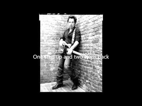 Bruce Springsteen - One Step Up with Lyrics