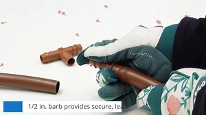 DIG 1/2 in. Barbed Connector, 600 in. ID, 17 mm, BRN (20-Pack) CB73-20