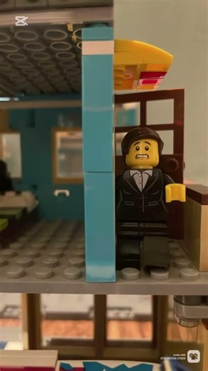 You can run but you can’t hide #animation #stopmotion #lego #funny #lego