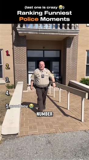 Ranking Funniest Police Moments #shortsviral #ranking
