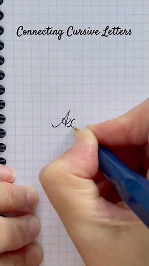 How to Connect Cursive A to x | connecting cursive letters | cursive handwriting