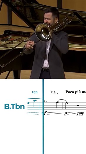 The Intimate Side of Bass Trombone | Brian Hecht plays "Ink Concerto" for bass tormbone and piano