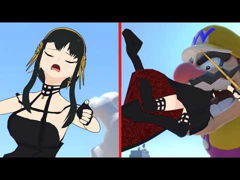 Yor Forger (Spy X Family) defeated and eaten! Wario Vs Yor Forger (SSBU)