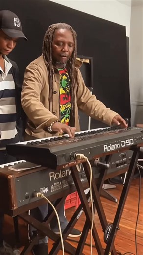 DMP | Pacific Reggae Band on Instagram: "“The Slaves maestro himself” 🎹🔥 “Thuthukani Cele” showing the next generation how it’s done — with pure soul and style. Catch this living legend live at @coralsearesortcasino as the @luckydubeband kicks off the @lucky_dube_official One People Melanesian Tour 2025! 🇸🇧💚💛❤️”"
