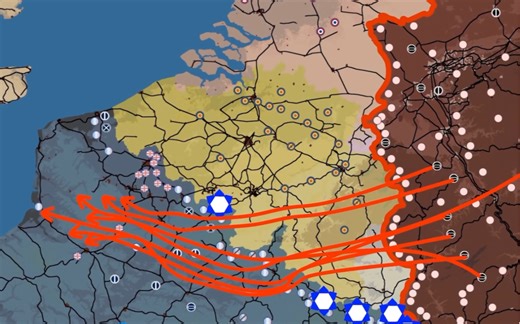 [eastory]法国战役战线变化48秒