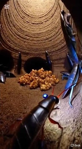 Cockroach POV Camera Inside a Secret Underground Colony | Realistic Micro Camera Footage🪳🪳