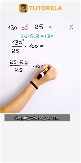 Calculating 130 as a Percentage of 25: A Simple Guide #Math #Percentage