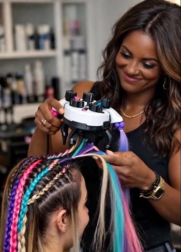 This AI Braiding Machine Is Changing the Braid Game 😳