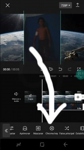 como usar o efeito chroma key no cap cut