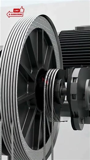 How Elevators Really Move!! | Elevator Traction Mechanism Explained in 3D