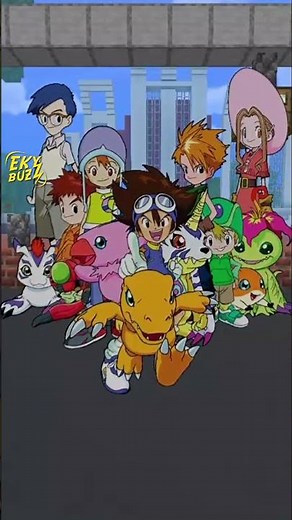 MINECRAFT Tapi Disini Ada DIGIMON ASLI SEMUA KARAKTER !