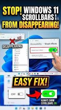 Stop Sidebars Disappearing #windows #windows11 #windowstips #tutorial
