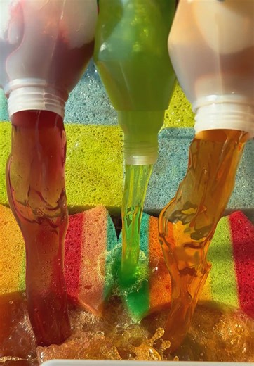 🌈✨💖 collab with my lovely @@Soapy😈🤪 with saved products CHECK HER POST IT IS PERFECT 💔 #cleantok##spongesqueezingasmr##viral##asmr##fyp