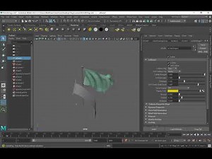 Creating a cache for nCloth Sim in Maya 2022