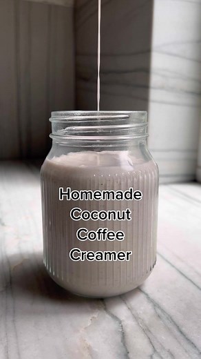 Homemade Coconut Coffee Creamer Recipe