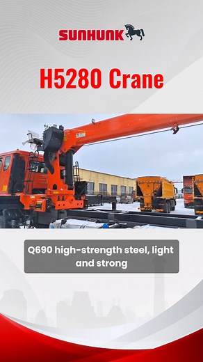 S3305 Stiff Boom Crane — Efficiency King Q690 high-strength steel, light and strong Rated torque 6500 N·m for powerful operation Octagon boom, 15% higher carrying capacity Max working range 19m for versatile jobs Dual extendable arms with cable lock, top safety #S3305 #StiffBoomCrane #Construction #RoadRescue #Landscaping #HeavyMachinery | SUNHUNK | Facebook