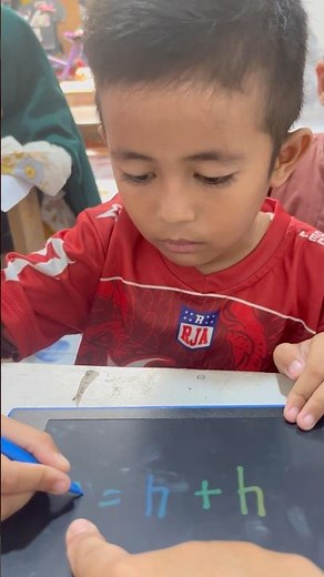 Challenge of Doing Addition Problems on a Tablet